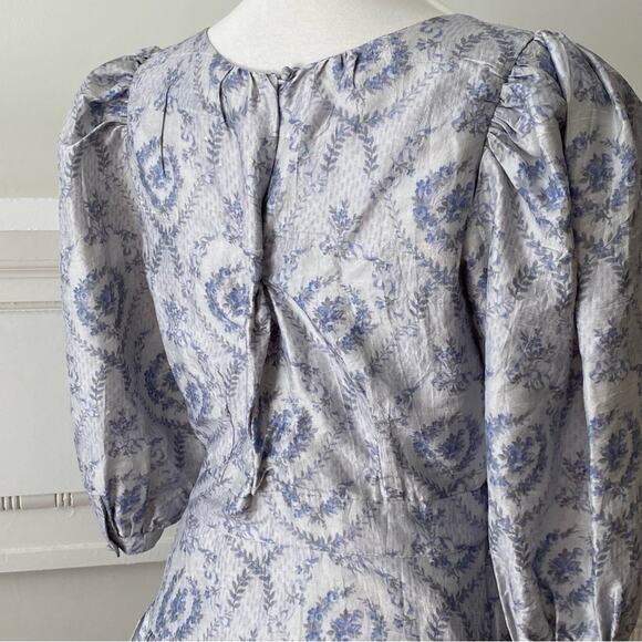 LoveShackFancy Small Cocktail Silk Dress Small Homecoming Formal $579 Pearla - Picture 10 of 16